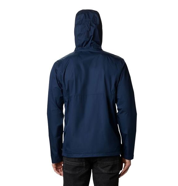 Columbia Inner Limits II Rain Jacket Navy For Men's NZ54071 New Zealand